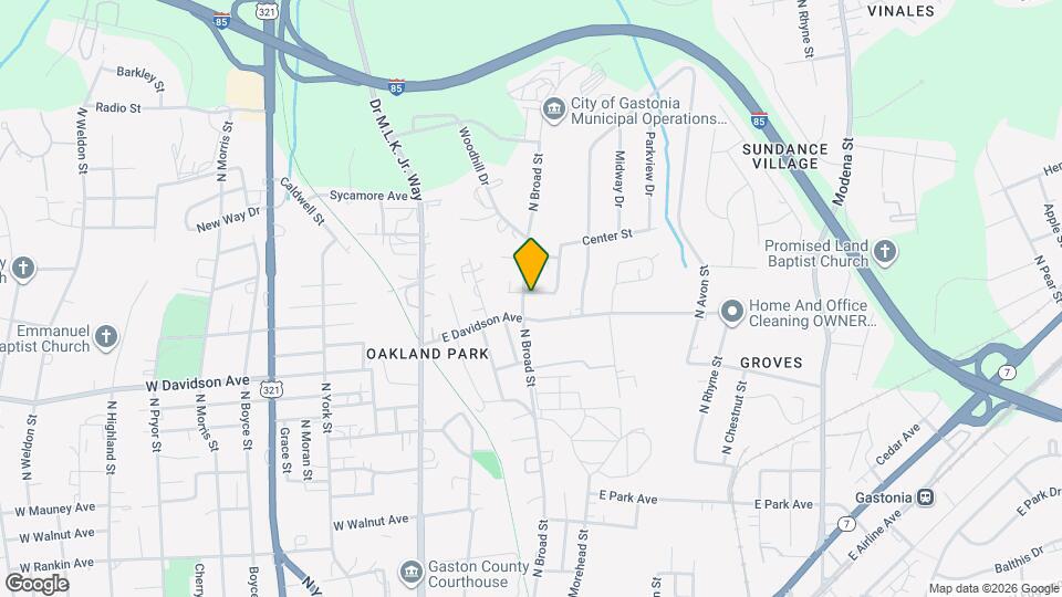 906 N Broad St Map and Location Details