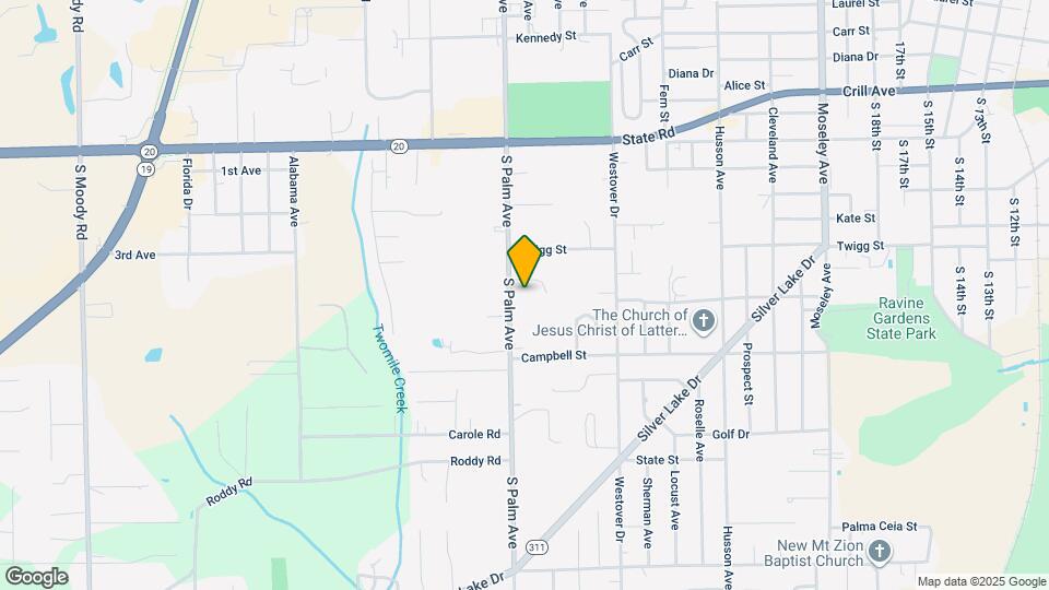 1511 S Palm Ave Mapa y Detalles de la Ubicación