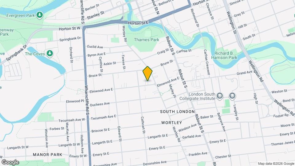 136 Elmwood Av E Map and Location Details