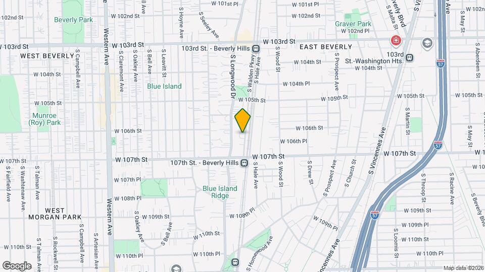 10618 S Walden Pky Map and Location Details