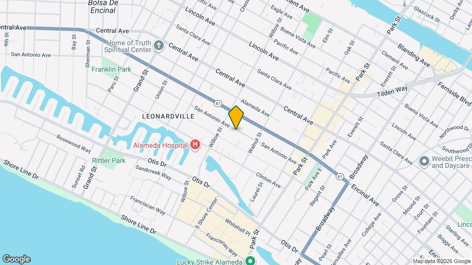 2128 San Antonio Ave Map and Location Details