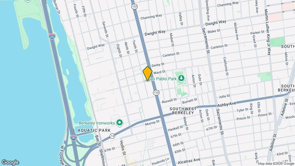 1034 Grayson St Map and Location Details