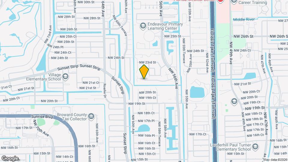 5920 NW 21st St Map and Location Details