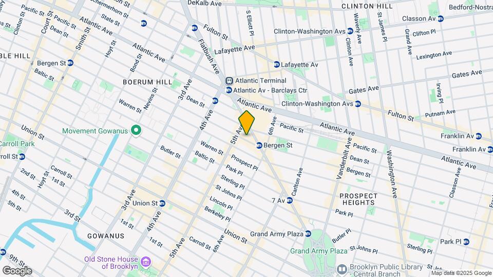 445 Bergen St Mapa y Detalles de la Ubicación