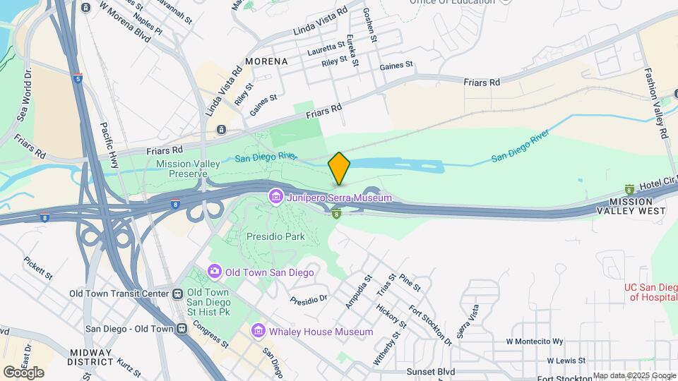 5875 Friars Rd Map and Location Details