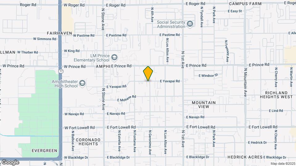 3453-3469 N Geronimo Ave Mapa y Detalles de la Ubicación