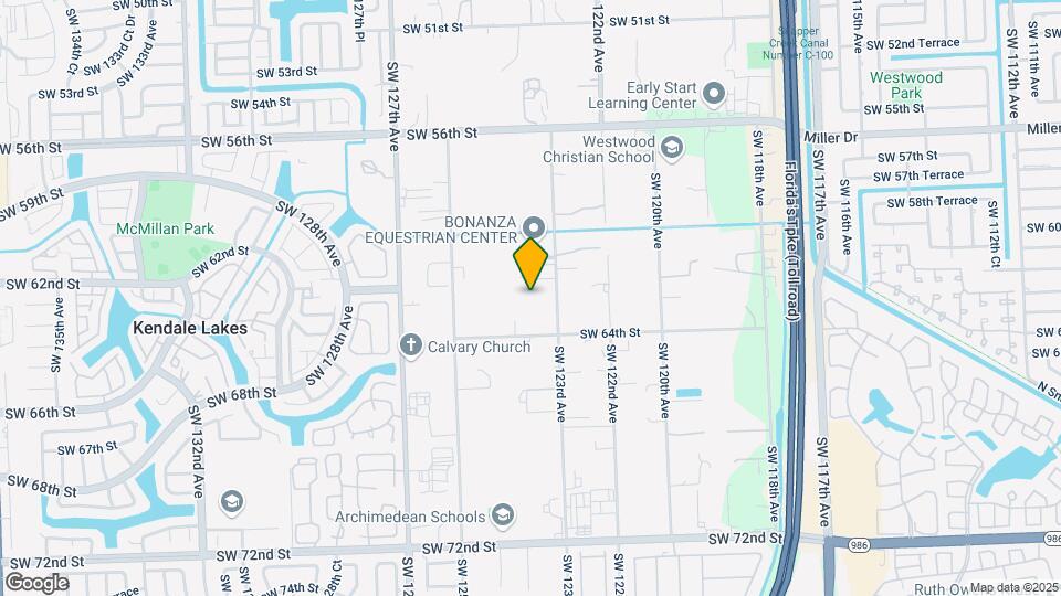 6208 SW 123rd Ave Map and Location Details