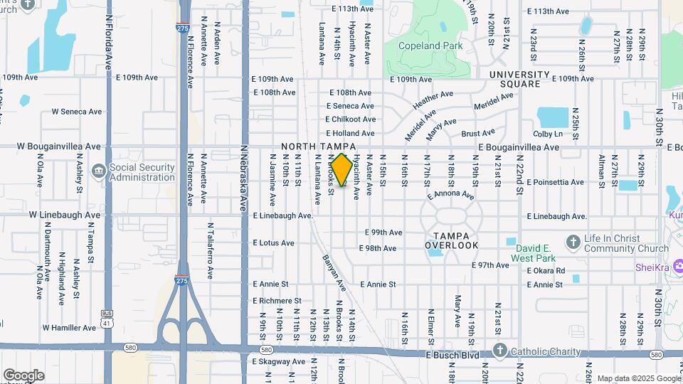 10016 N 14th St Map and Location Details