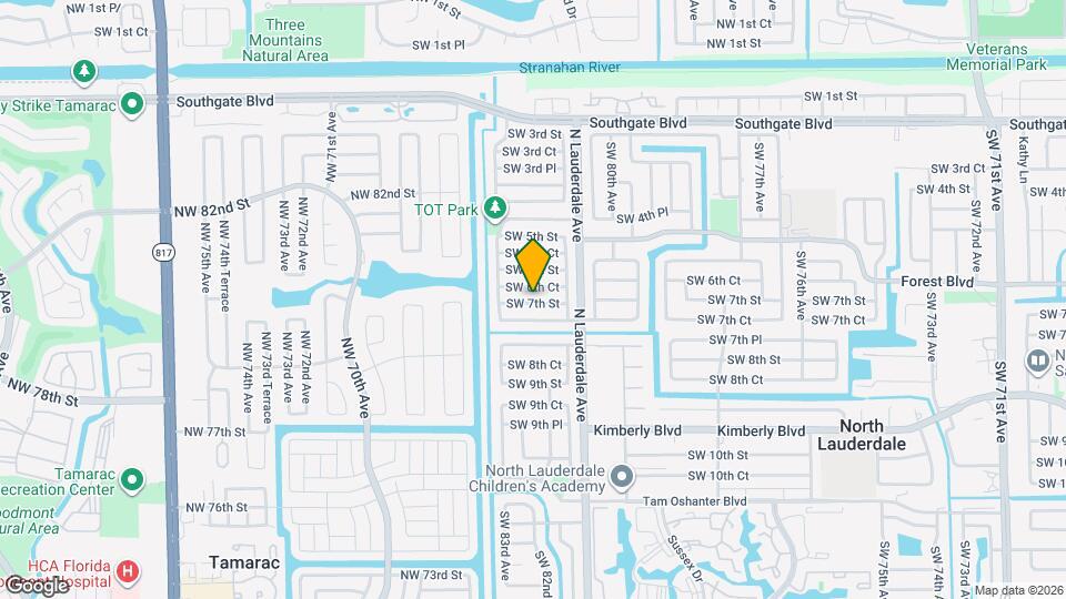 8201 SW 7th St Map and Location Details