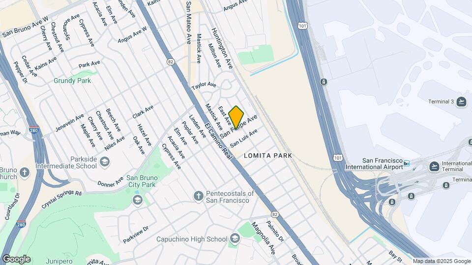 164 San Felipe Ave Map and Location Details
