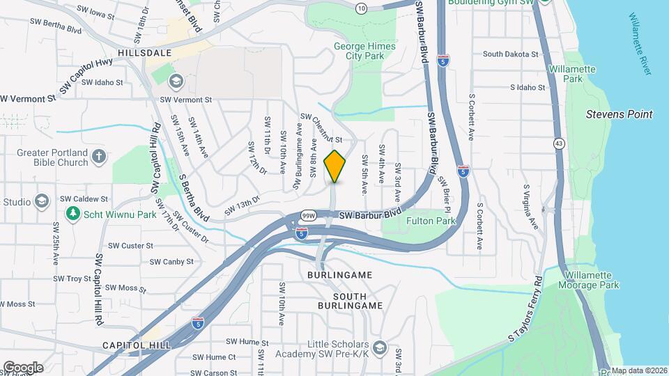 7230 SW Terwilliger Blvd, Unit 7228 Mapa y Detalles de la Ubicación