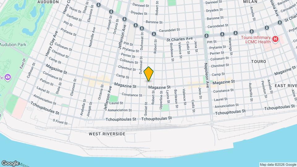 915 Soniat St Mapa y Detalles de la Ubicación