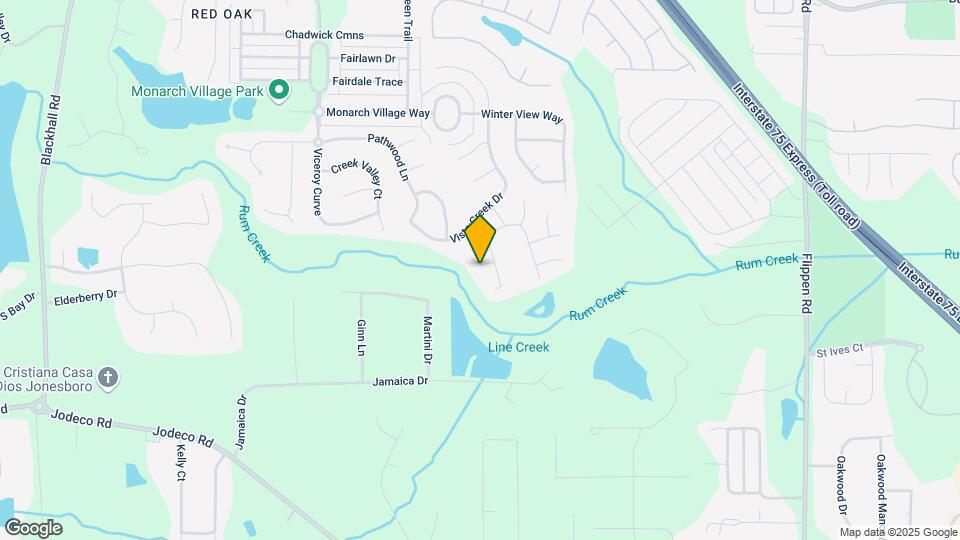 1707 Chinaberry Ct Map and Location Details