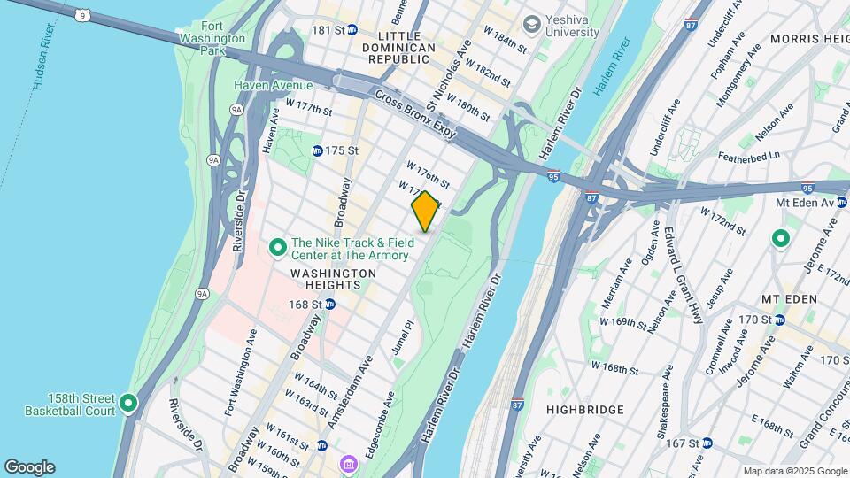 505 W 173rd St Map and Location Details