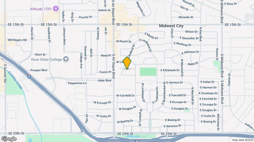 214 W Kittyhawk Dr Map and Location Details