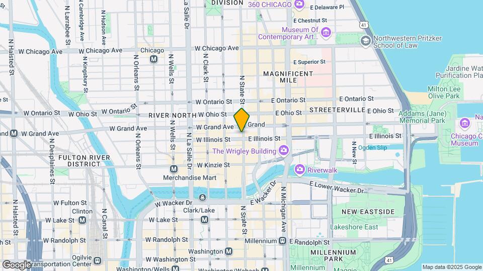 500 N State St Map and Location Details
