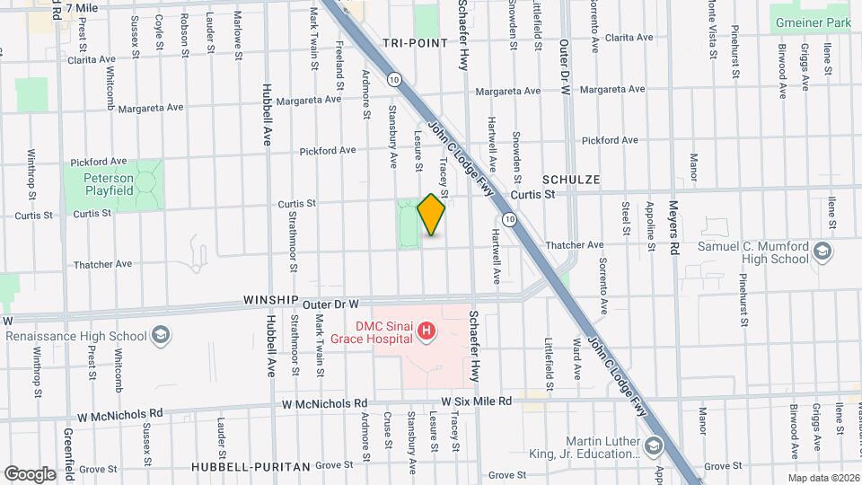 18010 Lesure St Map and Location Details