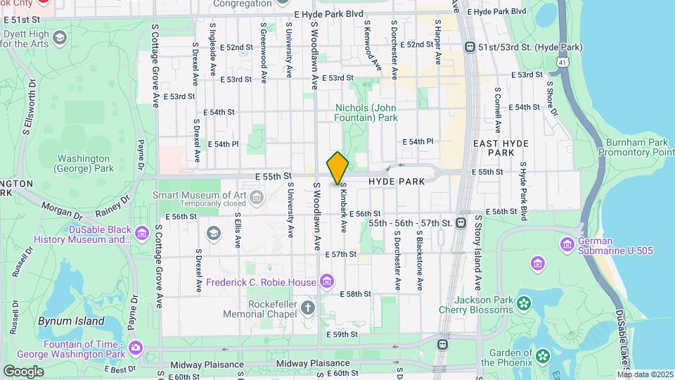 5522 S Kimbark Ave Map and Location Details