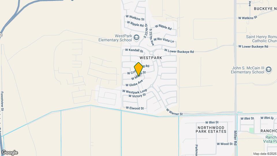 25777 W Miami St Map and Location Details