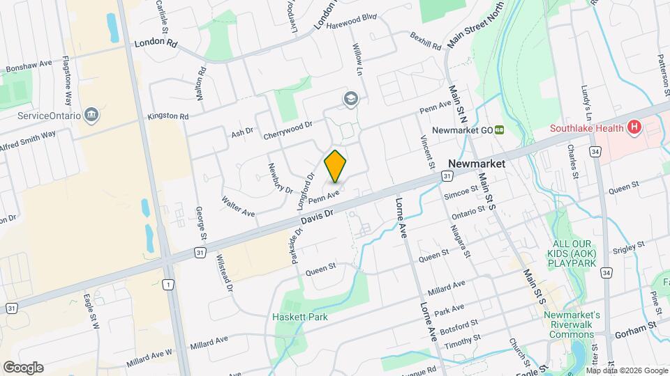 195 Penn Ave Map and Location Details