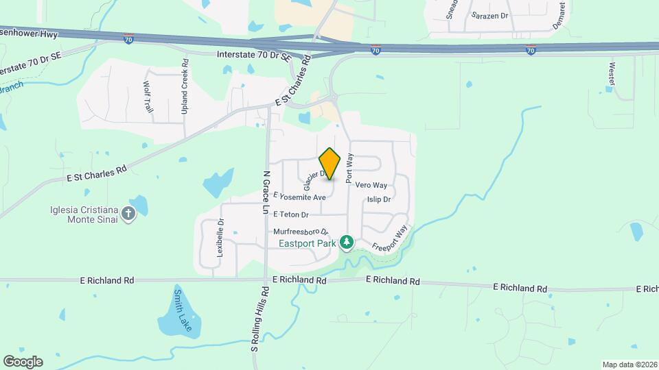 421-421 N Shiloh Ave Map and Location Details