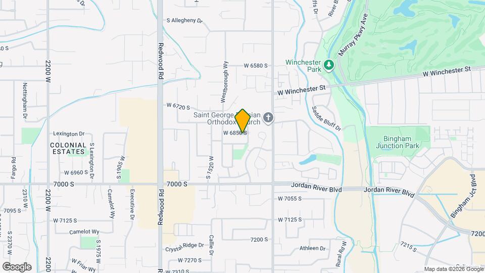 1399 W 6850 S Map and Location Details