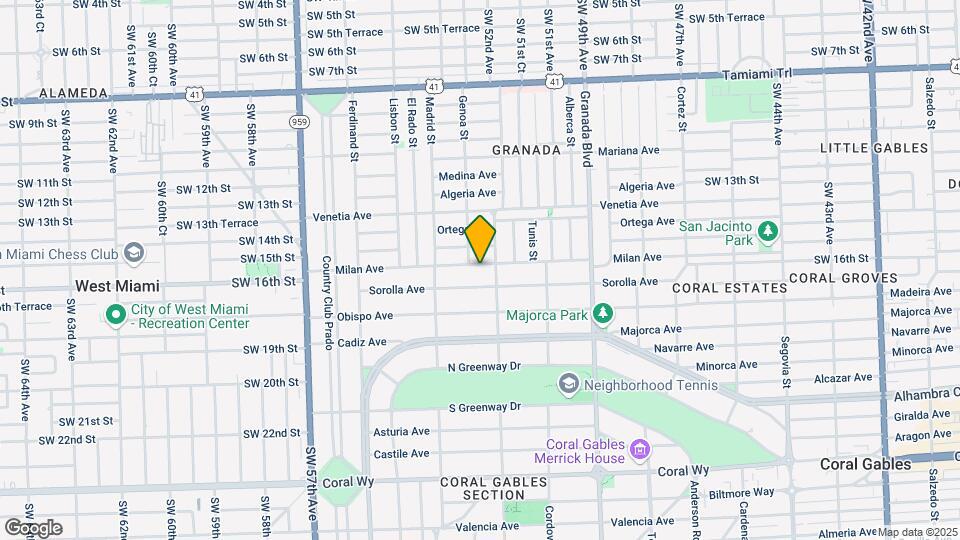 1220 Milan Ave Map and Location Details