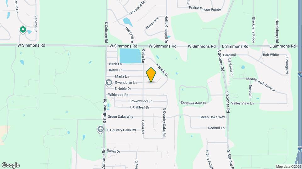 3312 Gwendolyn Ln Map and Location Details