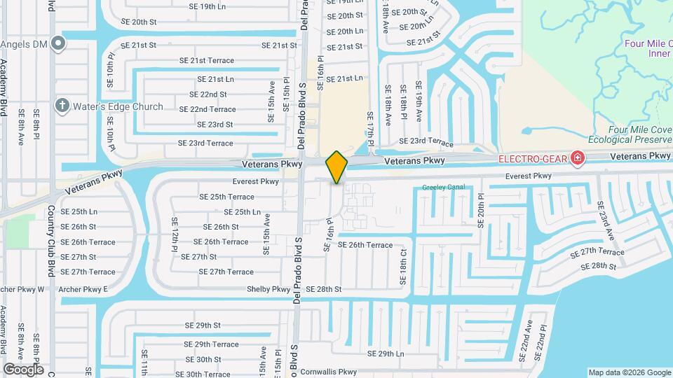 2505 SE 16th Pl Map and Location Details