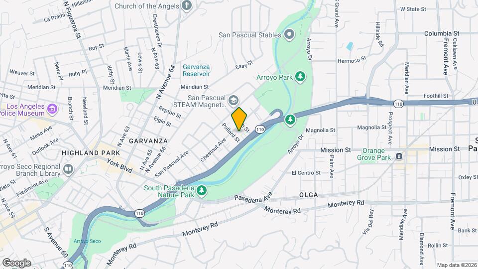 714 1/2 Chestnut Avenue Unit Map and Location Details