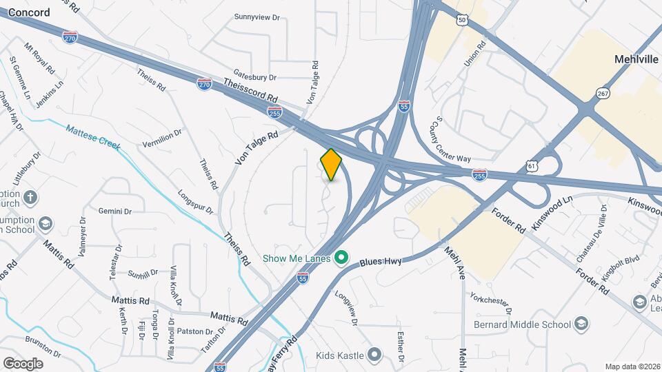 4334 Arrow Tree Dr, Unit H Map and Location Details