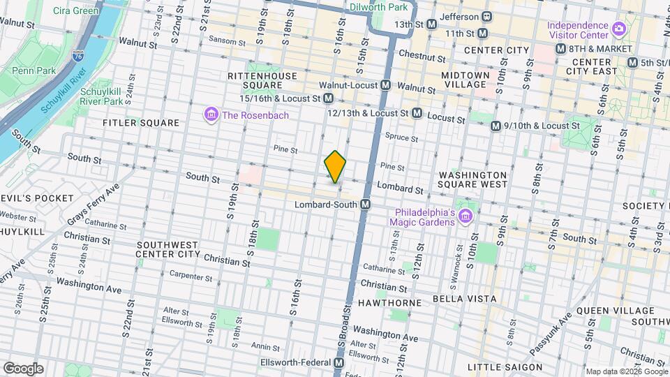 1506 Naudain St Map and Location Details