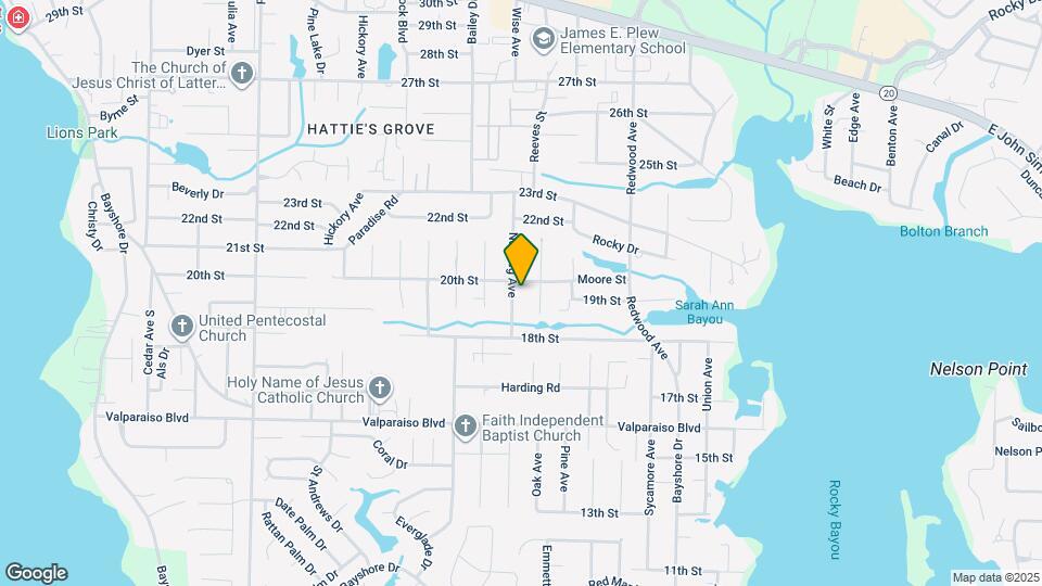 703 Nutmeg Ave Map and Location Details