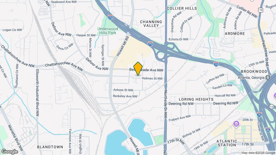 Howell Mill Ridge Apartments Map and Location Details