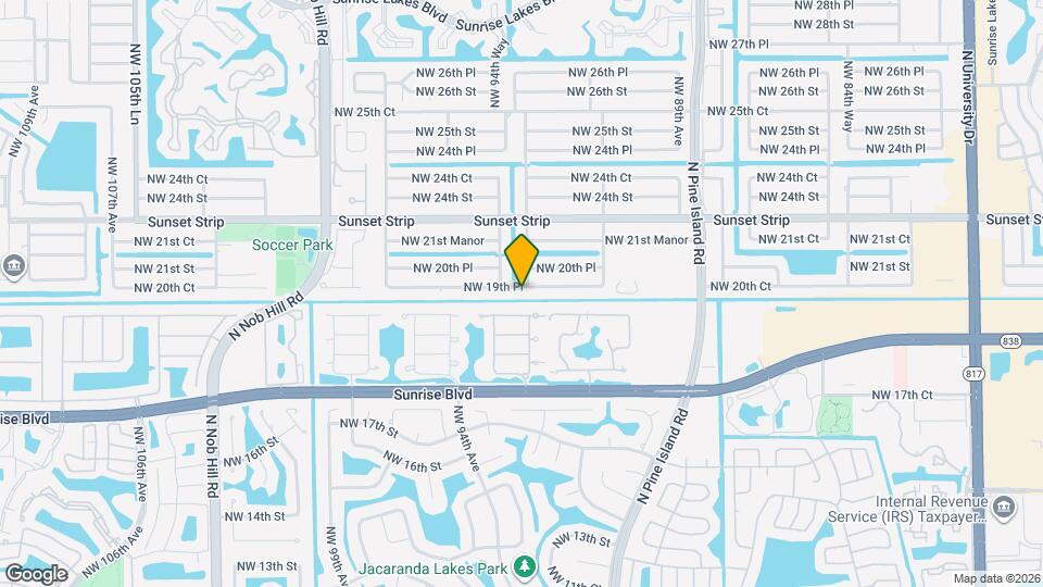 9394 NW 19th Pl Map and Location Details