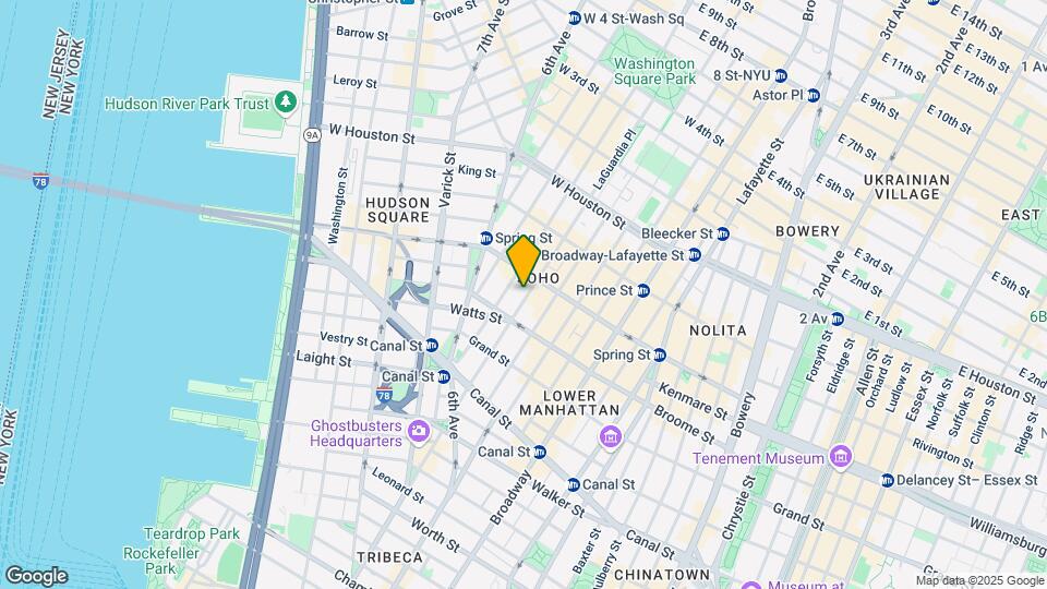 390 W Broadway Mapa y Detalles de la Ubicación