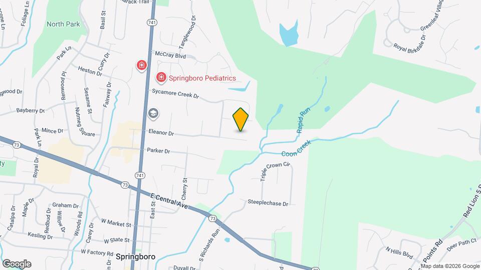 180 Eleanor Dr Map and Location Details