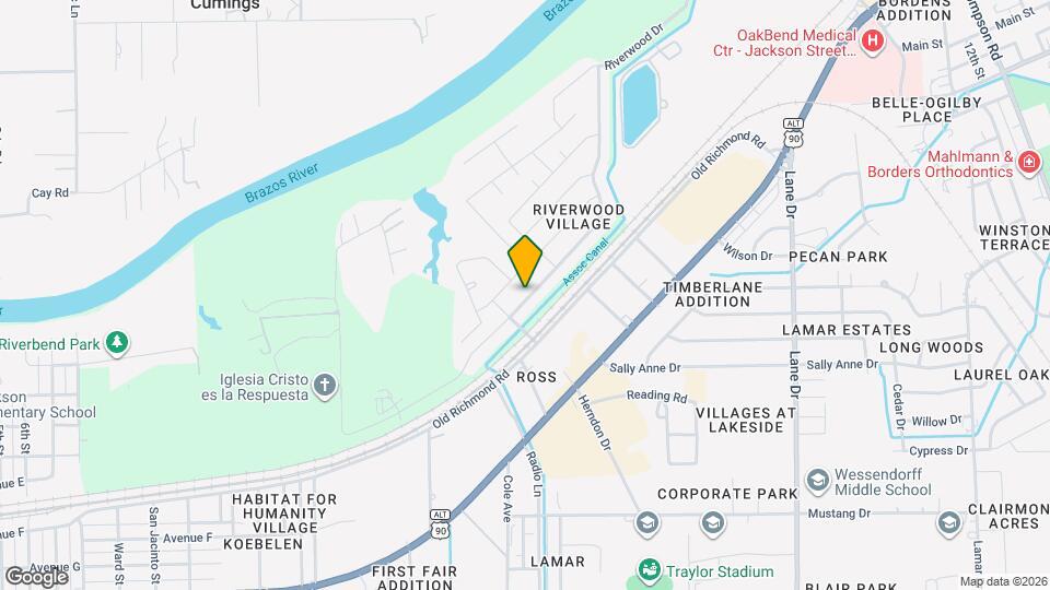 4703 S Richwood Dr Map and Location Details