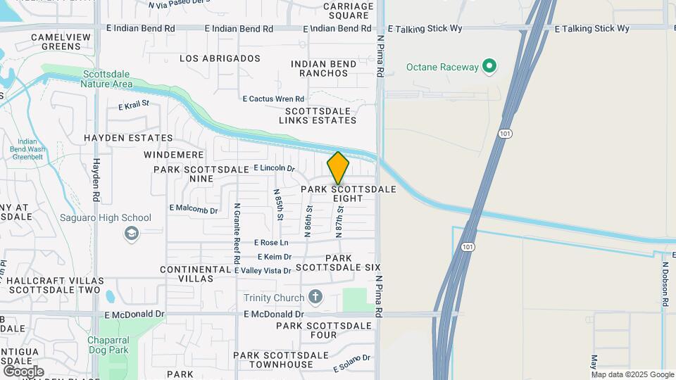 6414 N 87th St Map and Location Details