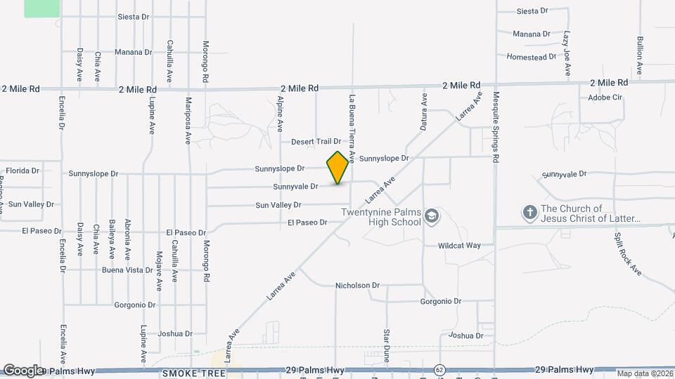 72461 Sunnyvale Dr Mapa y Detalles de la Ubicación