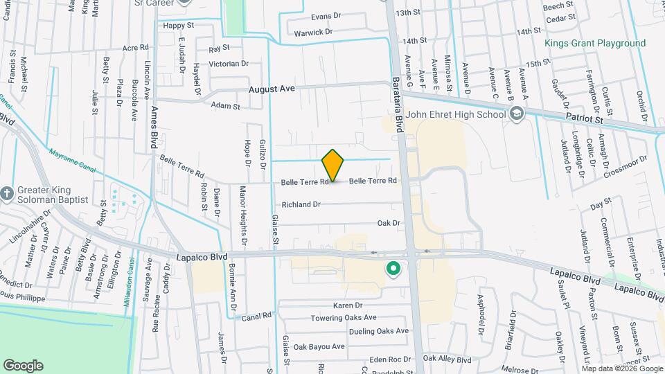 5213 Belle Terre Rd Map and Location Details