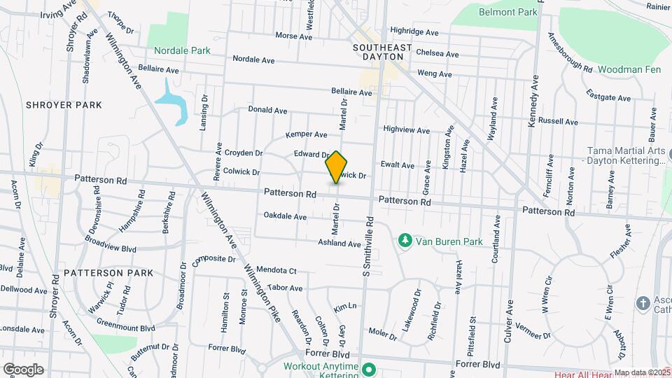 3123 Martel Dr Map and Location Details