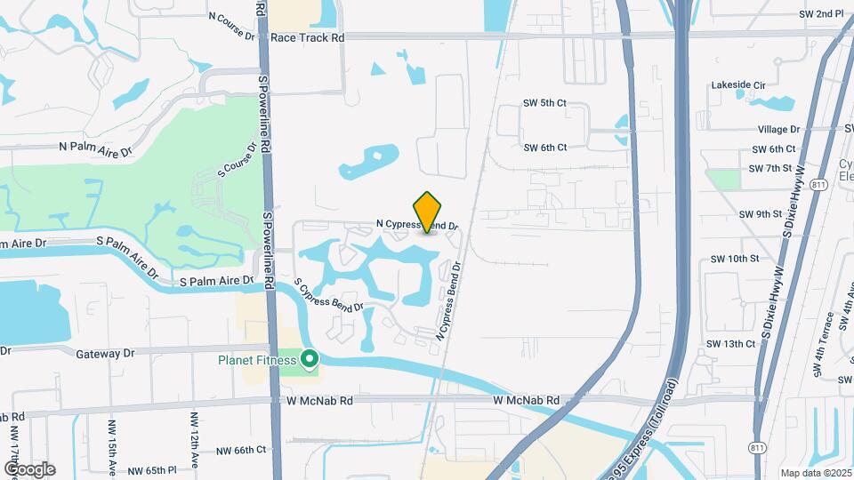 2220 N Cypress Bend Dr, Unit 401 Mapa y Detalles de la Ubicación