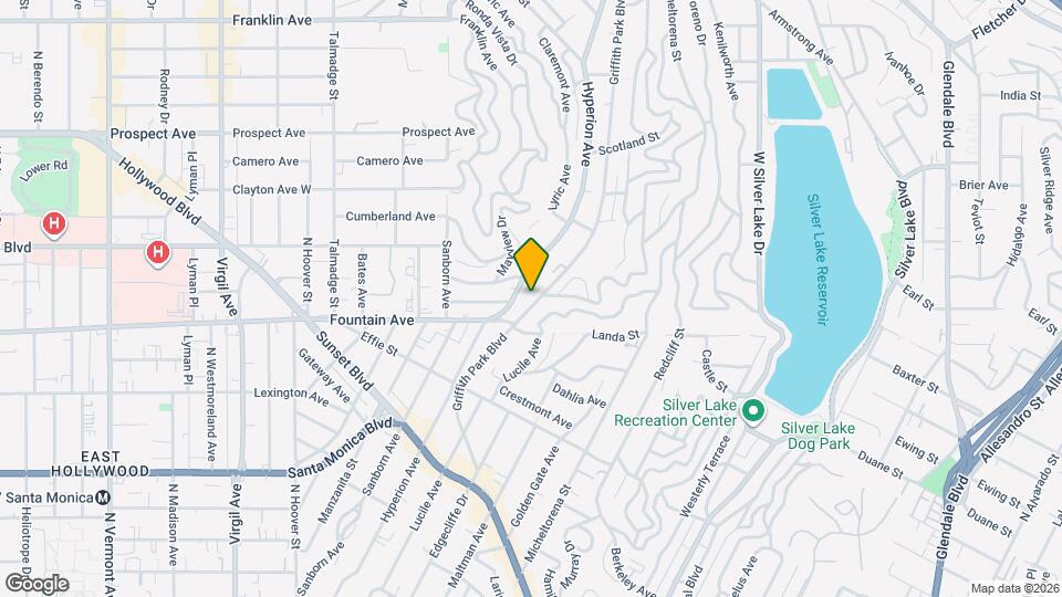 1829 Griffith Park Blvd Map and Location Details