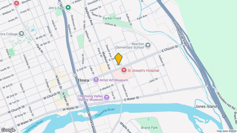 Carpenter Housing Mapa y Detalles de la Ubicación