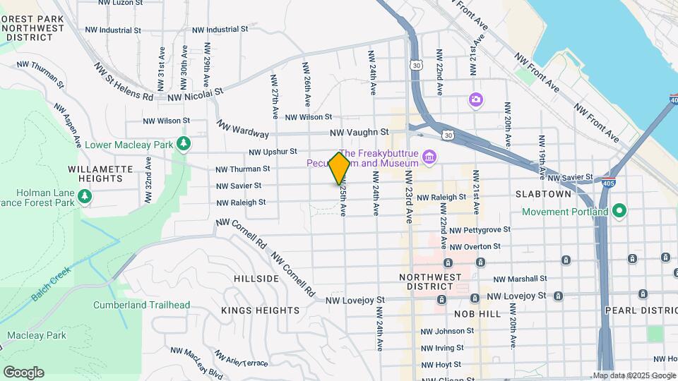 1625 NW 25th Ave Map and Location Details