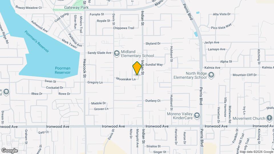 11579 Ridgecrest Ln Map and Location Details