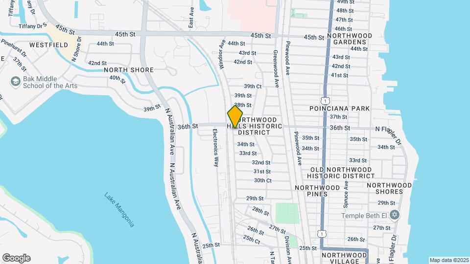 939 35th St Map and Location Details