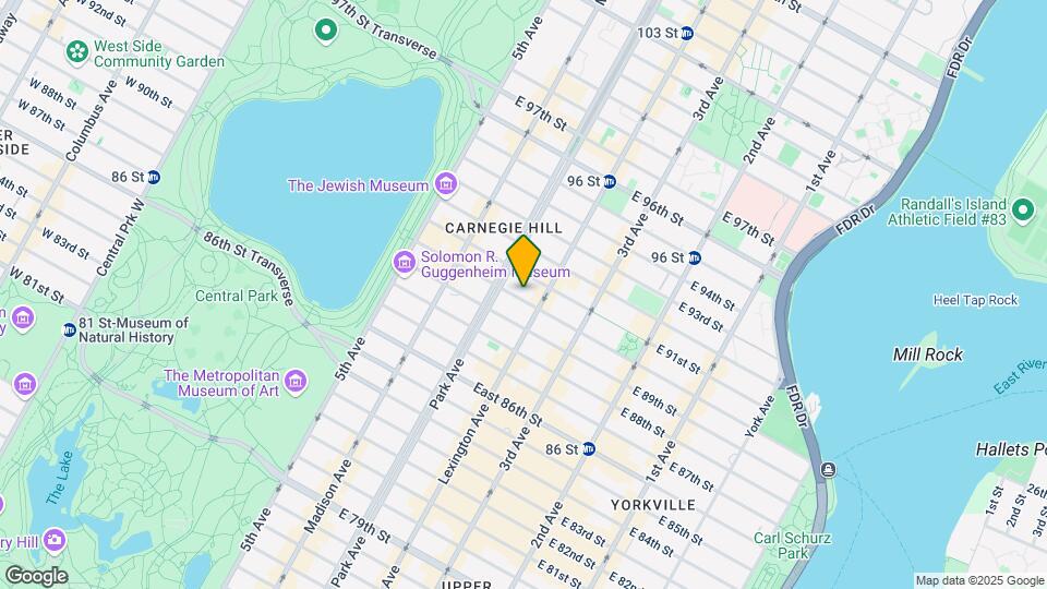 115 E 90th St Map and Location Details