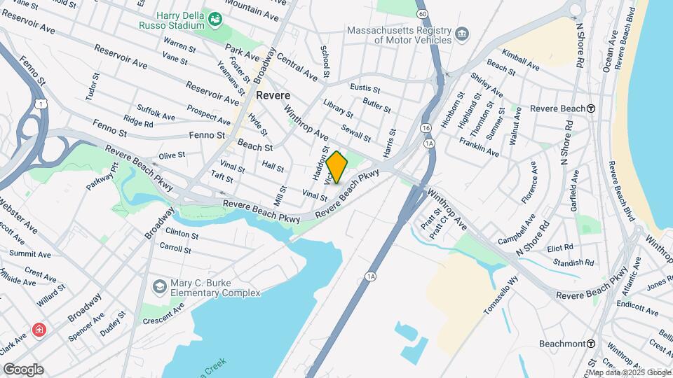 603 Revere Beach Pkwy Map and Location Details